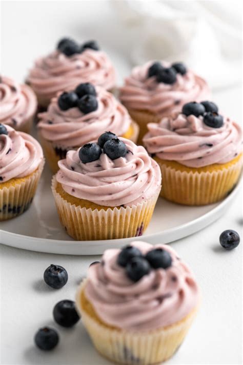 frozen blueberry cupcakes